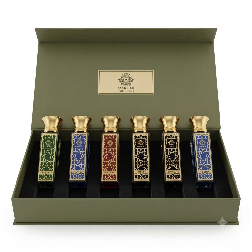 طقم معطر شعر مارتيني كوليكشن ٦ قطع
